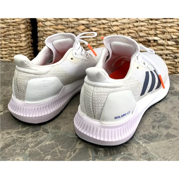 Adidas SOLARBLAZE running shoes Dash White Orange Solar EE4238 Size 6 - Picture 10 of 12